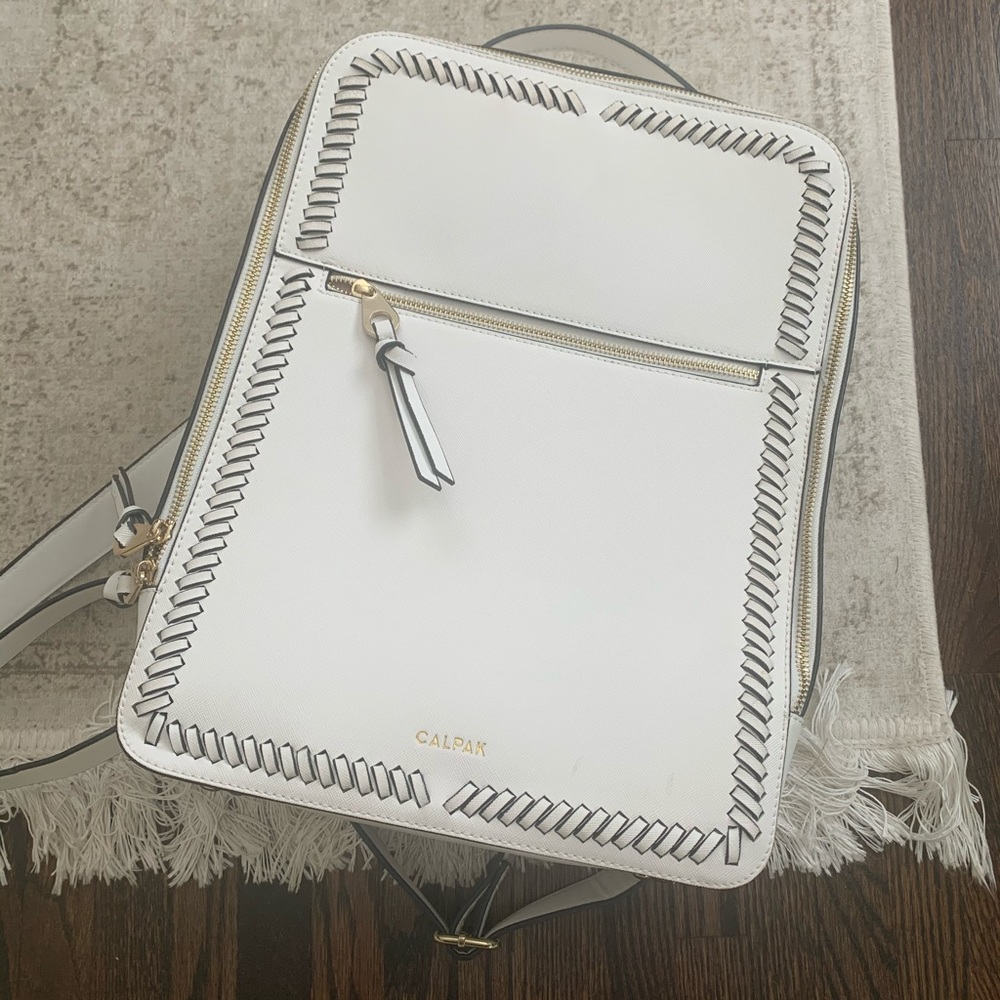 Calpak Kaya Laptop Backpack - White
